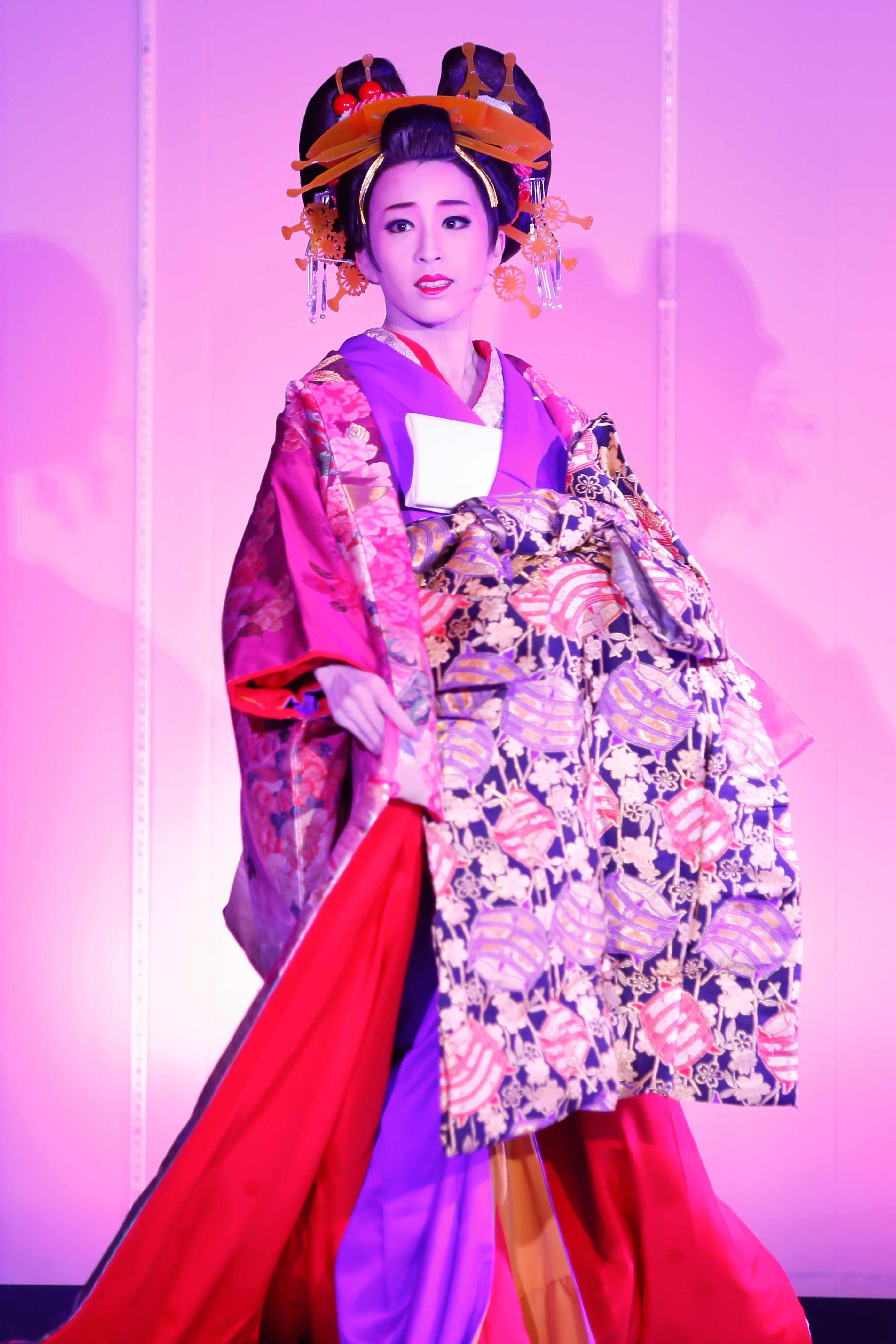 Musume Yaku wearing Kimono